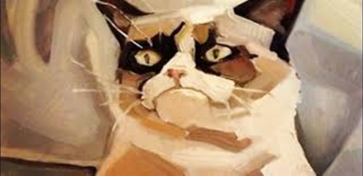 Grumpy Cat painting